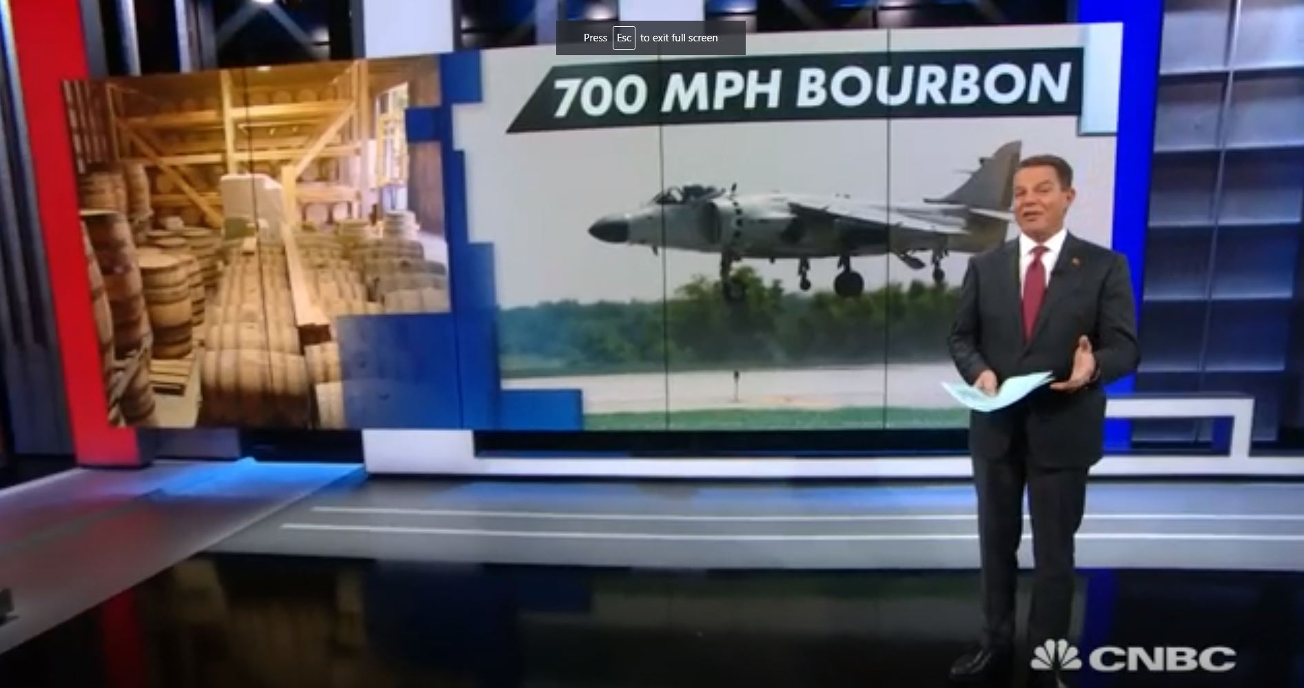 700MPH bourbon on CNBC news