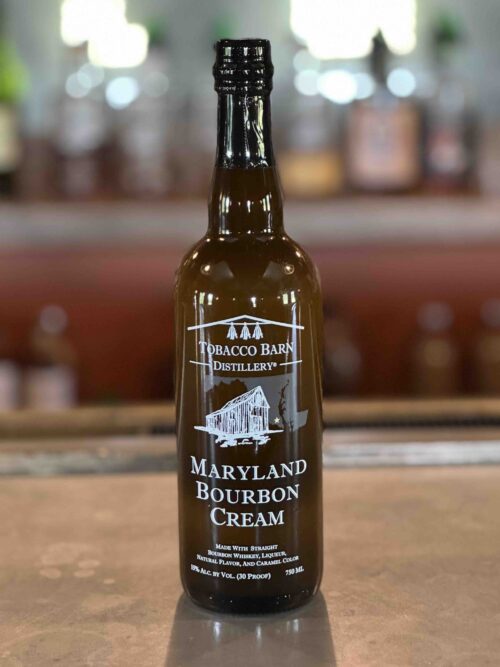 Photo of a bottle of Maryland Bourbon Cream.