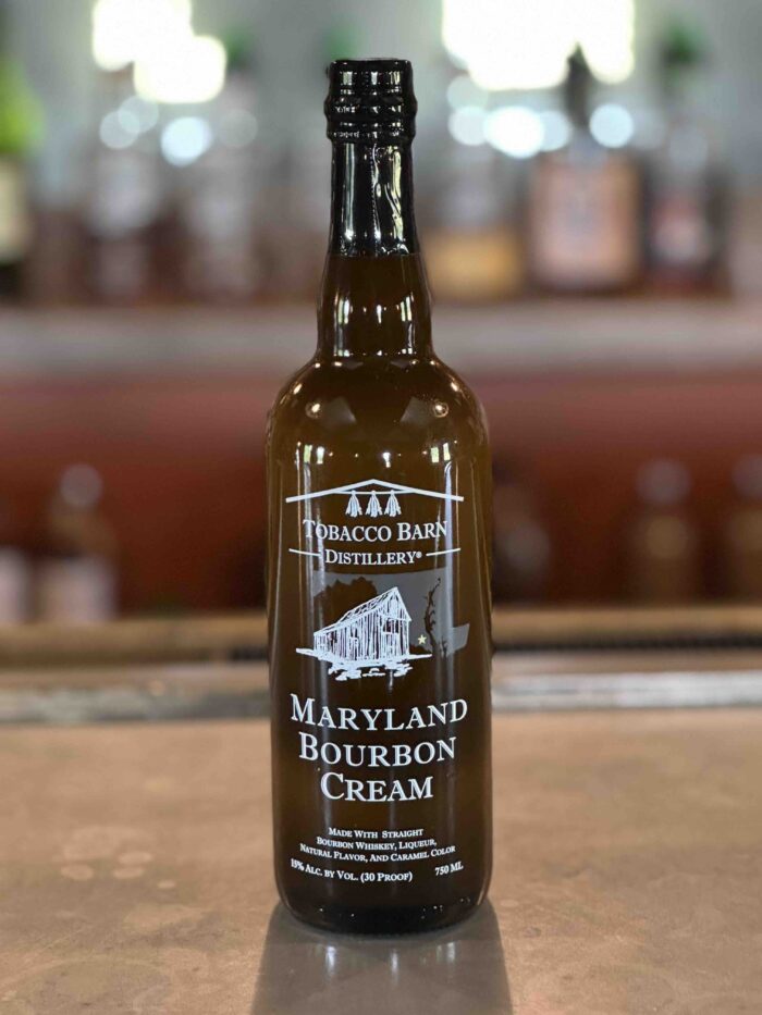 Photo of a bottle of Maryland Bourbon Cream.